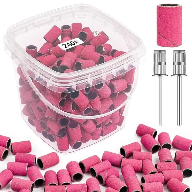 200pcs 네일 아트 샌딩 밴드 80 120 180 240 그릿 매니큐어 및 페디큐어 액세서리 용 2Pcs 네일 드릴 비트 포함 title=200pcs 네일 아트 샌딩 밴드 80 120 180 240 그릿 매니큐어 및 페디큐어 액세서리 용 2Pcs 네일 드릴 비트 포함 