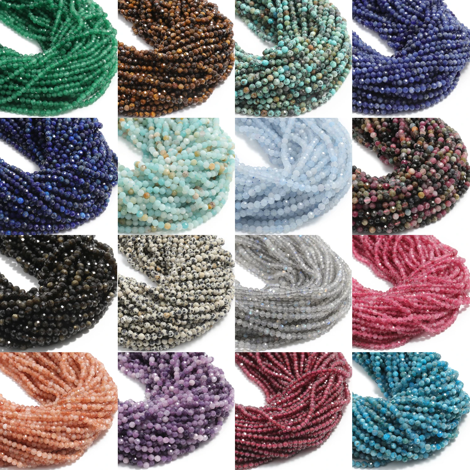 2 3 4mm면 처리 된 작은 구슬 천연 아쿠아 마린 청금석 전기석 자수정 스톤 비즈 쥬얼리 만들기 Diy 액세서리 title=2 3 4mm면 처리 된 작은 구슬 천연 아쿠아 마린 청금석 전기석 자수정 스톤 비즈 쥬얼리 만들기 Diy 액세서리 