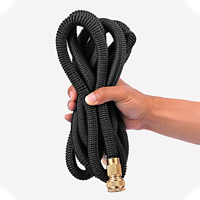 정원 물 호스 릴 확장 가능한 급수 호스 고압 유연한 세차 급수 정원 관개 매직 호스 파이프