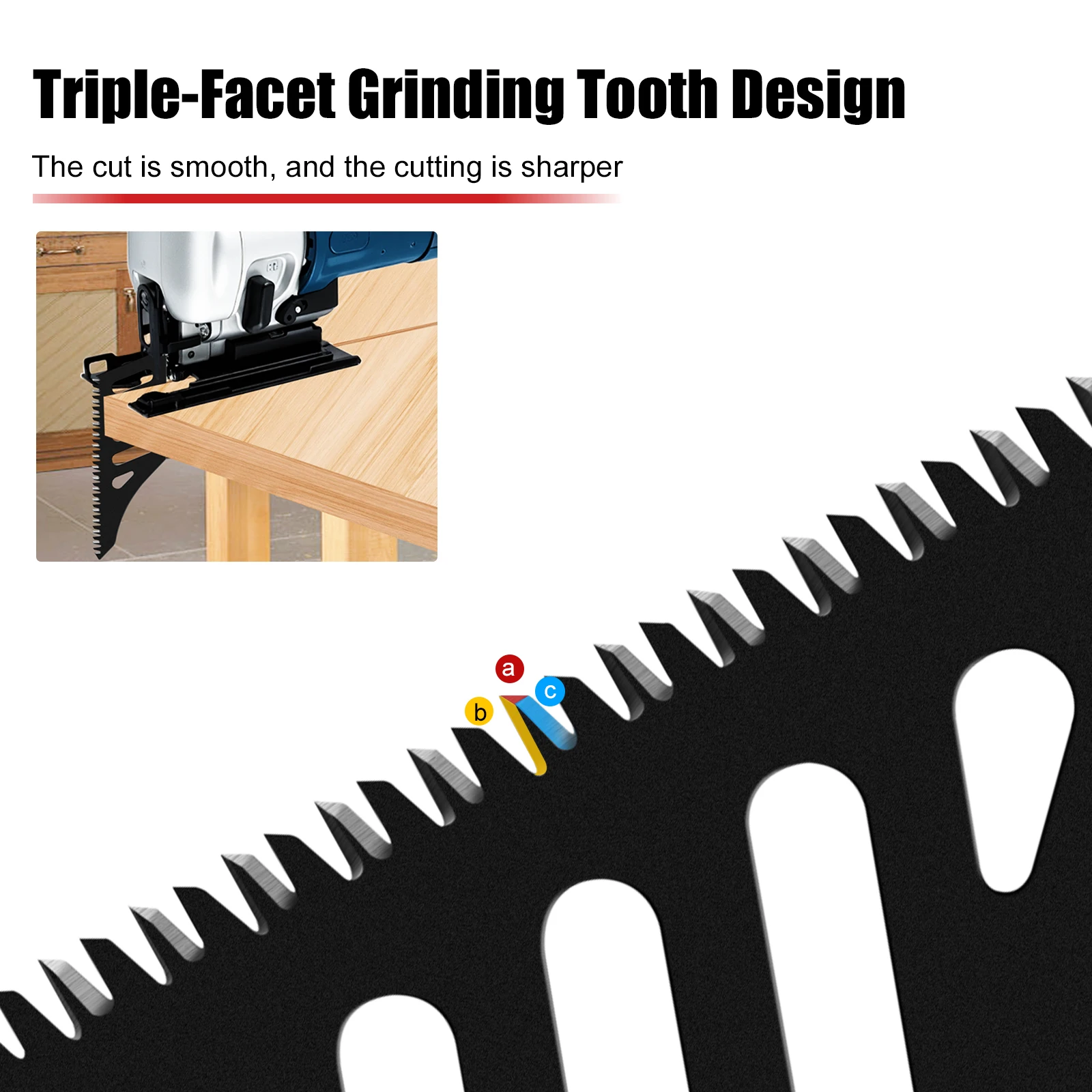 직소 블레이드 매우 긴 헤비 듀티 스크롤 톱 블레이드 T-샤크 목재 알루미늄 좁은 공간을 위한 미세 거친 치아