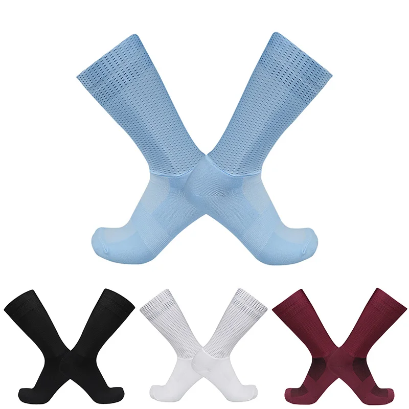 젤 여름 에어로 자전거 팀 사이클링 양말, 실리카 미끄럼 방지 통기성 프로 레이싱 스포츠 양말, 남녀공용, 신제품 title=젤 여름 에어로 자전거 팀 사이클링 양말, 실리카 미끄럼 방지 통기성 프로 레이싱 스포츠 양말, 남녀공용, 신제품 