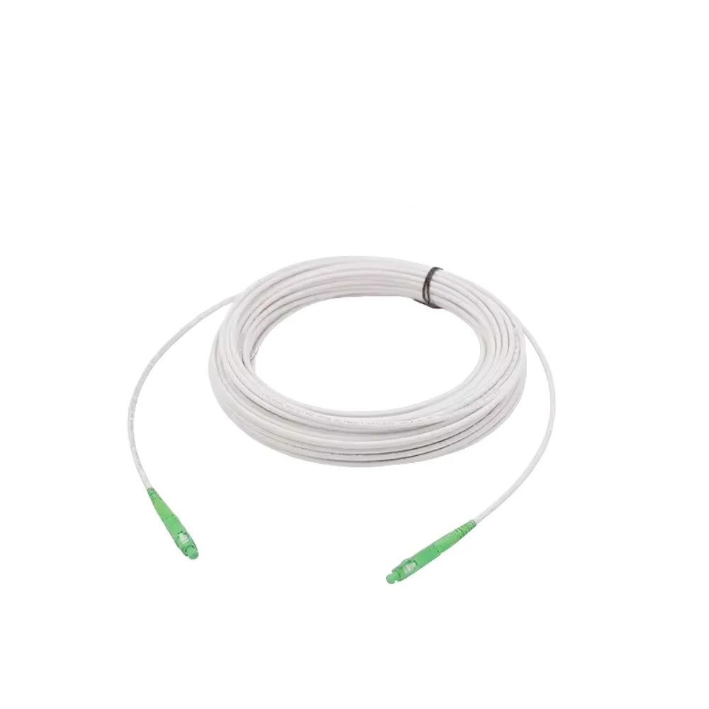 광섬유 와이어 APC SC 대 SC 광 단일 모드 1코어 G657A1 실내 연장 케이블 3M/5M/10M/15M/20M 광섬유 패치 코드