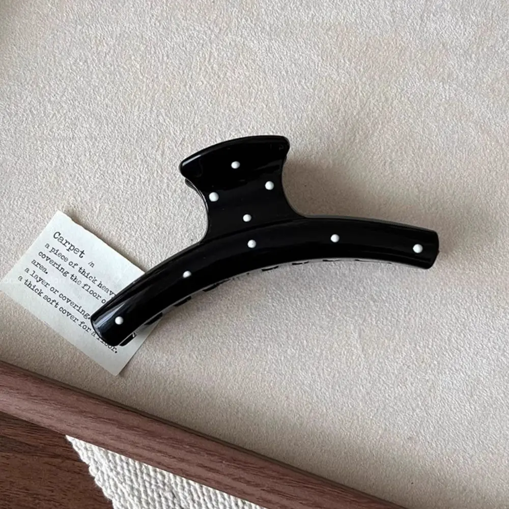 패션 리본 헤어 클립 귀여운 헤어핀 아크릴 물방울 무늬 헤어 집게 한국 스타일 큰 샤크 클립 큰 헤어 클로 소녀용 title=패션 리본 헤어 클립 귀여운 헤어핀 아크릴 물방울 무늬 헤어 집게 한국 스타일 큰 샤크 클립 큰 헤어 클로 소녀용