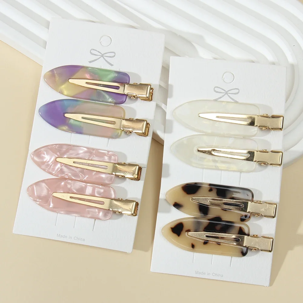 Cwllrn Girls Leopard 원활한 헤어 클립 세트 여성 아세테이트 시트 No Bend Bangs 클립 Duckbill Hairpins 메이크업 헤어 스타일링 도구 title=Cwllrn Girls Leopard 원활한 헤어 클립 세트 여성 아세테이트 시트 No Bend Bangs 클립 Duckbill Hairpins 메이크업 헤어 스타일링 도구 