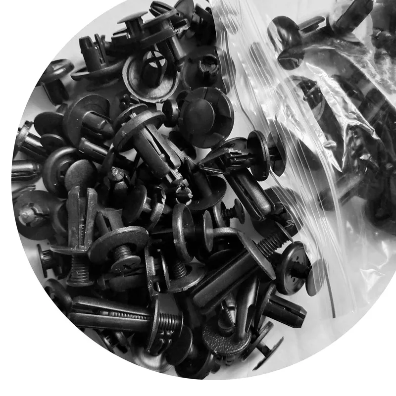 60Pcs 5mm 6mm 7mm 8mm 9mm 10mm 구멍 자동차 범퍼 리벳 패스너 혼다 닛산 도요타 현대에 대한 자동 펜더 트림 패널 나사 클립