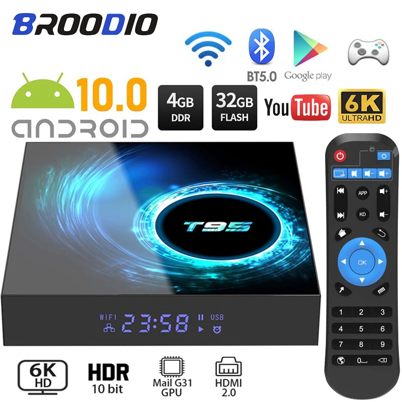 최고의 스마트 TV 박스 안드로이드 IPTV 박스 1G 8GB 2G 16GB H.265 미디어 플레이어 2.4G 와이파이 S905 M3u 재생 4K 울트라 HD PC