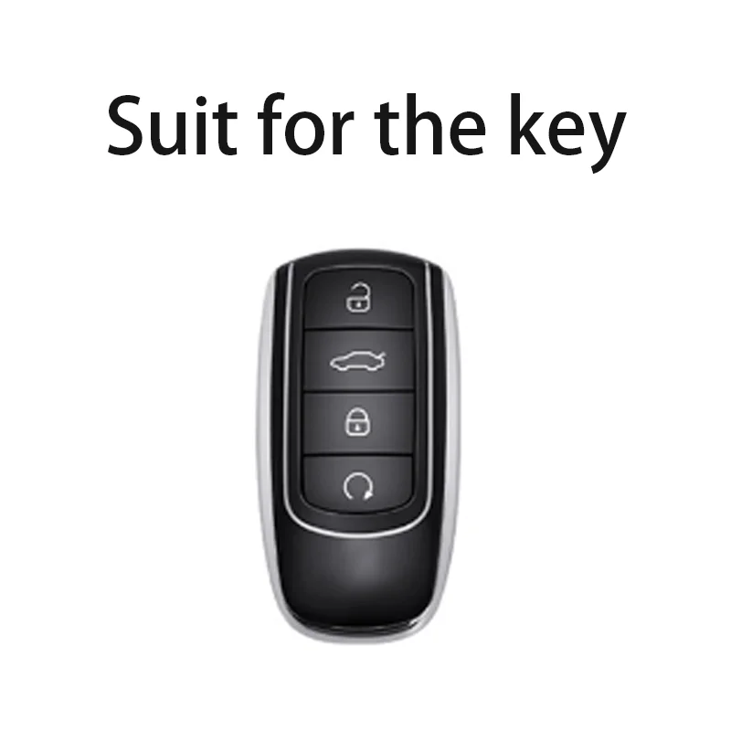 Chery Tiggo 8 Pro Tiggo 8plus New 5 Plus 7pro Chery Tiggo 7 Pro Max Omoda C5 자동차 키 케이스 커버 보호대 Fob 용 티타늄 그레이