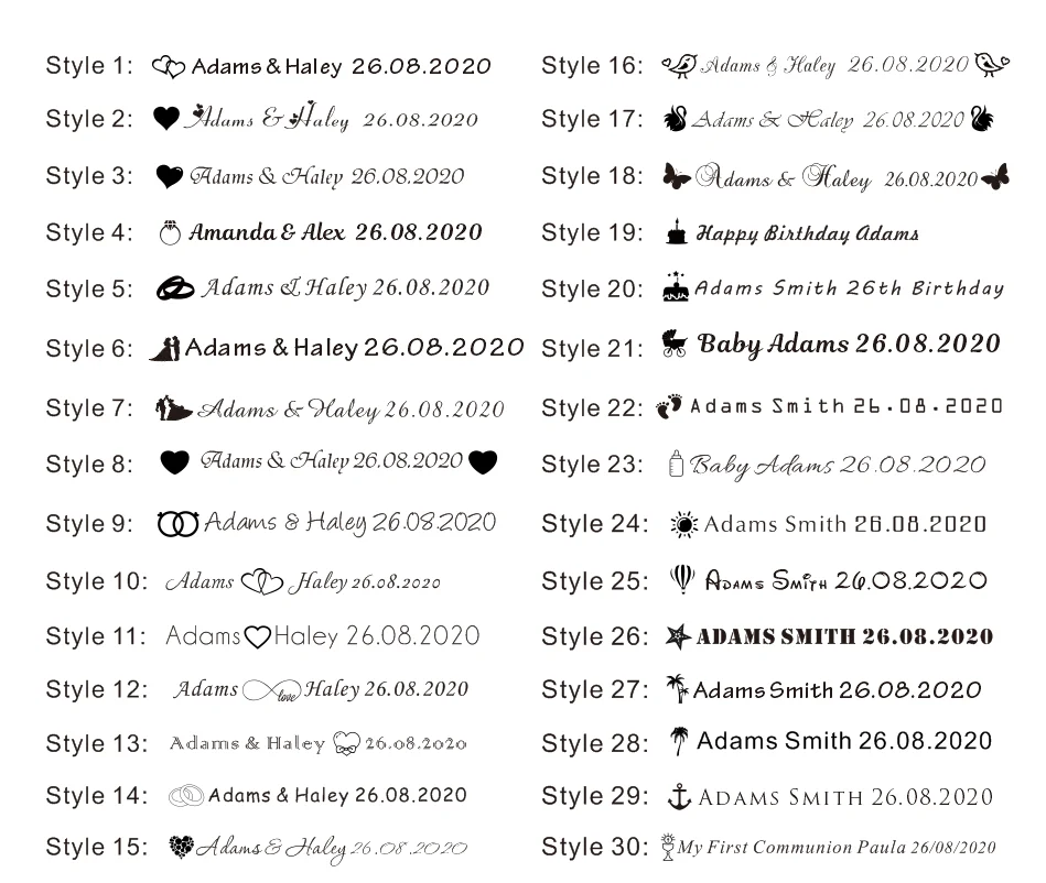 20/30Pcs 파티 기념품 약혼 아기 세례 게스트 선물에 대 한 개인화 된 사용자 지정 화이트 웨딩 하트 종이 팬 모든 로고
