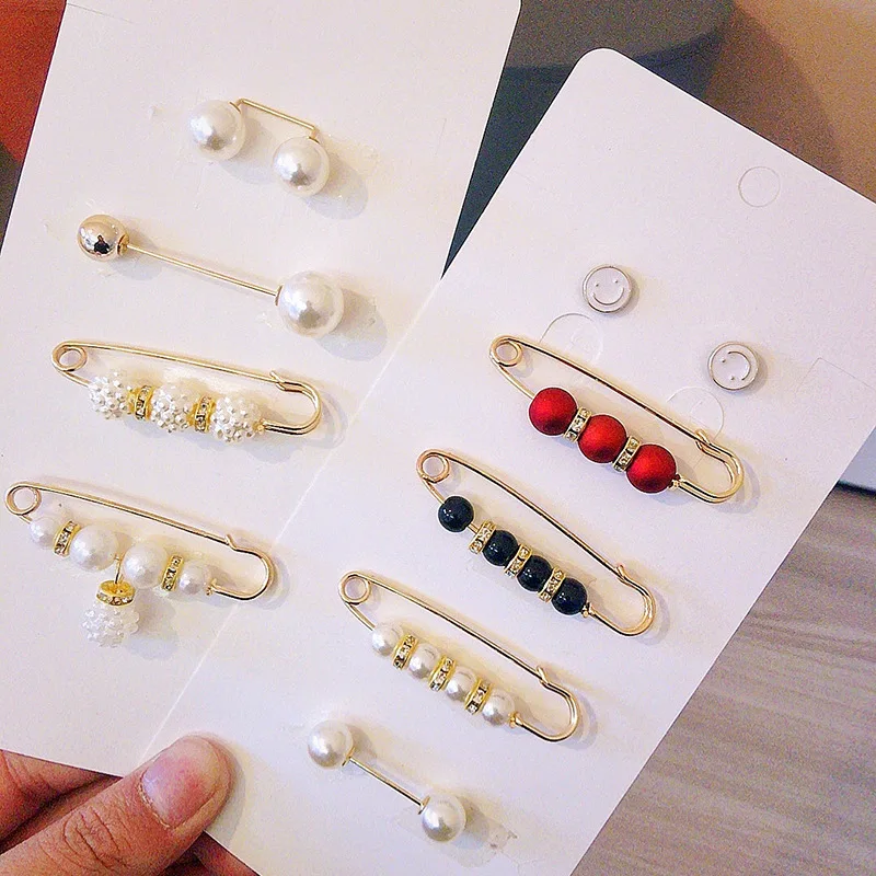 여자 새로운 허리 바늘 청바지 스커트 허리 큰 변화 작은 안티 실행 핀 고정 옷 허리 버클 클립 브로치 H1369