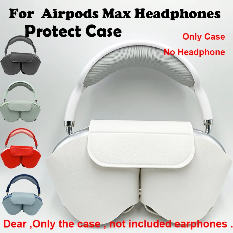 Airpods Max용 케이스(케이스만, 이어폰 없음) 이어폰 보호 커버 부드러운 가죽 케이스, 낙하 및 긁힘 방지, Airpods Max용 액세서리 title=Airpods Max용 케이스(케이스만, 이어폰 없음) 이어폰 보호 커버 부드러운 가죽 케이스, 낙하 및 긁힘 방지, Airpods Max용 액세서리 