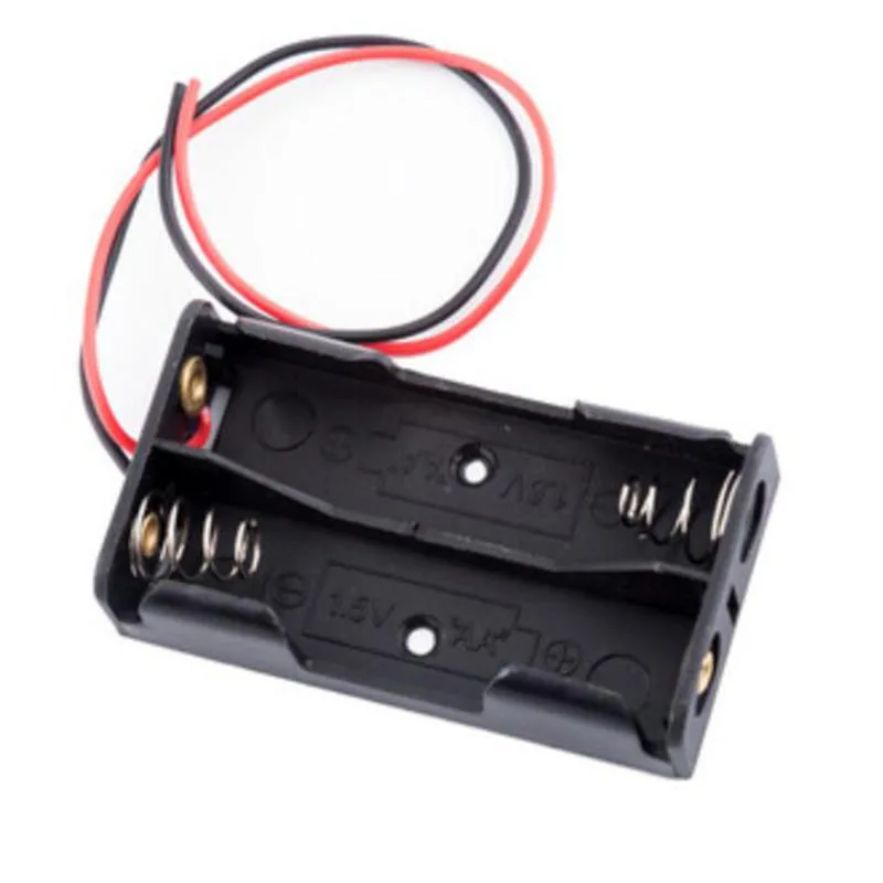 5pcs 1 2 3 4 슬롯 포트 AA 2AA 3AA 4AA 1.5v 3v 4.5v 6v 크기 전원 배터리 보관 케이스 박스 홀더 3Xaa 2xaa aa 리드 h 포함