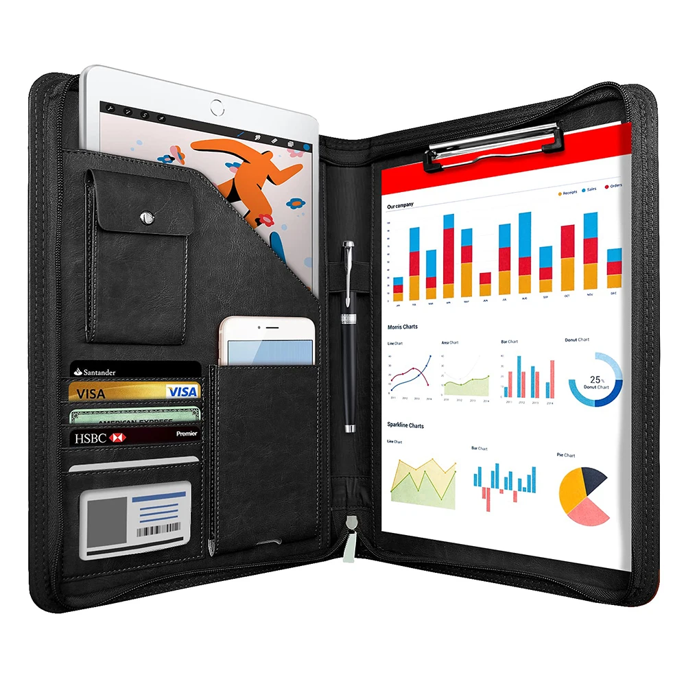 다기능 A4 회의 폴더 비즈니스 문구 폴더 가죽 계약 파일 폴더여행 문서 폴더 NEWYES 2024 title=다기능 A4 회의 폴더 비즈니스 문구 폴더 가죽 계약 파일 폴더여행 문서 폴더 NEWYES 2024 