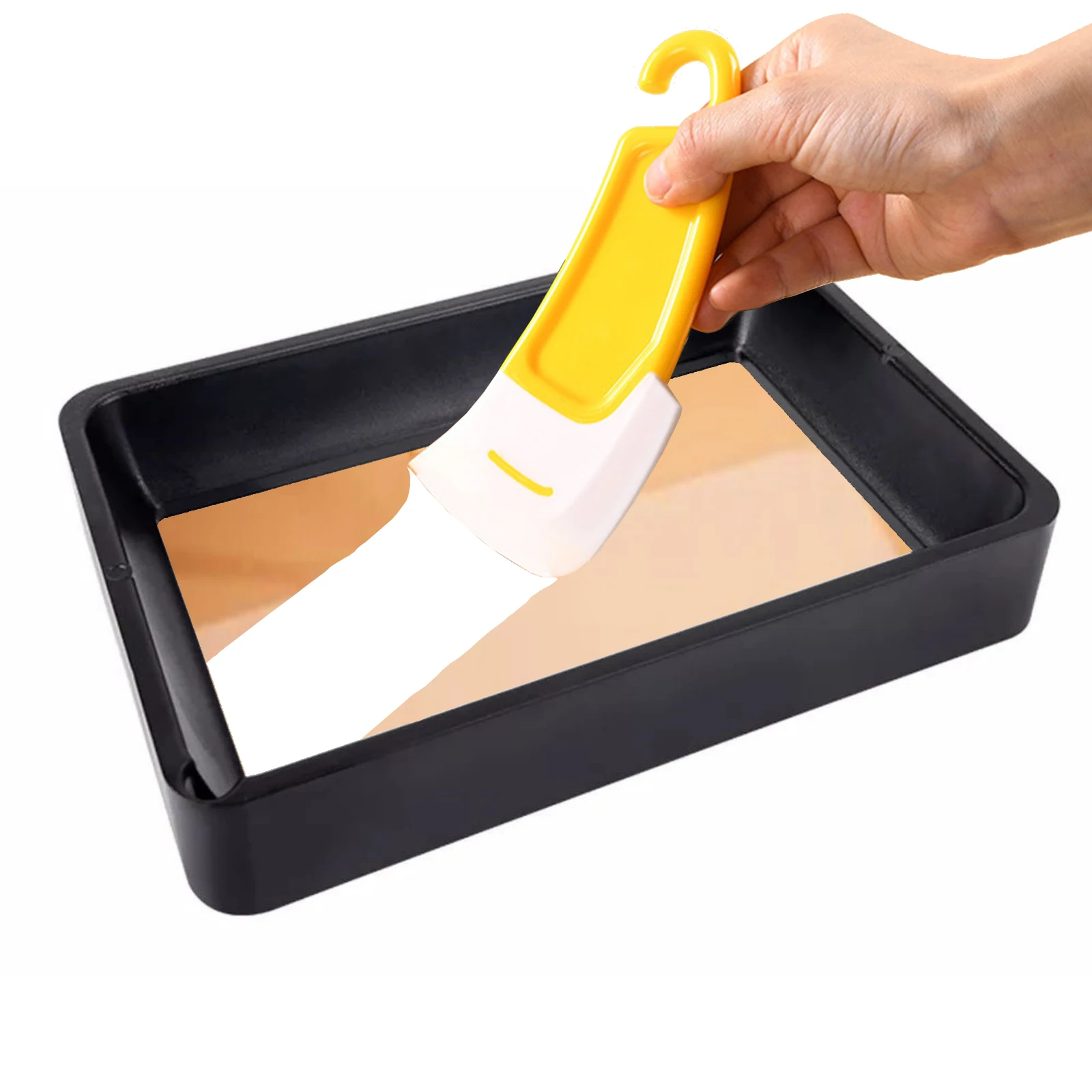 Anycubic Photon Elegoo MARS LCD DLP SLA 3D 프린터 부품 용 부드러운 광 경화 수지 트로프 탱크 청소 고무 스크레이퍼