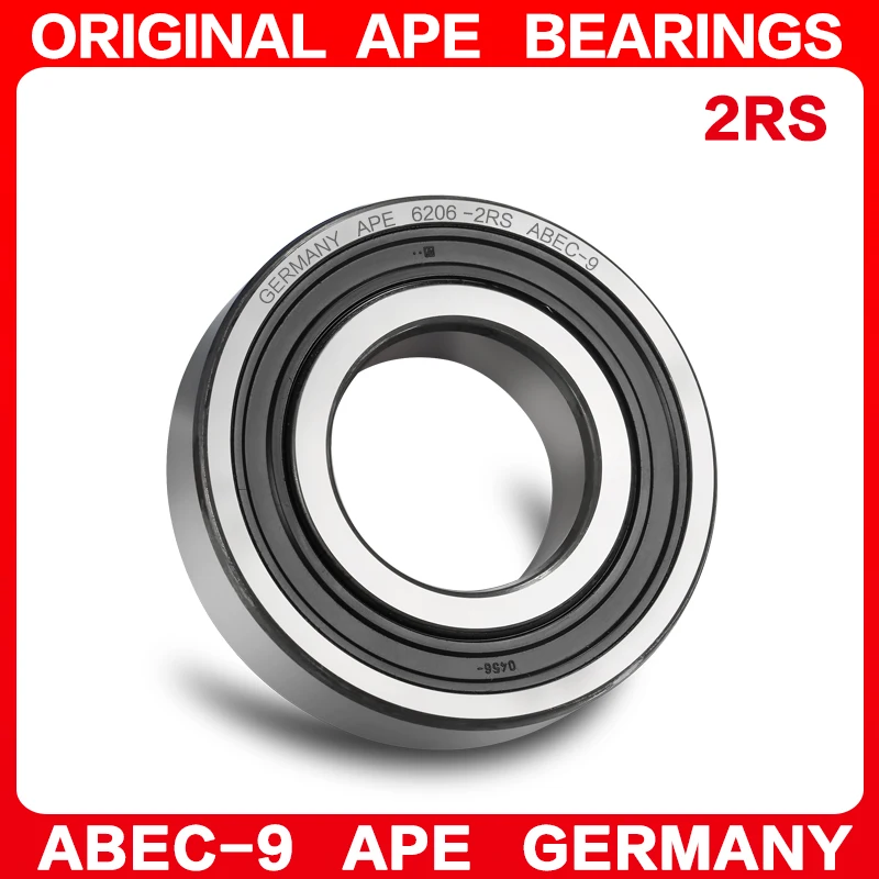 2pcs ABEC-9 베어링 6000 6200 6001 6201 6002 6202 6003 6203 6004 6204 6005 6205 6006 6206 6007 6207 6208 Z ZZ RS 2RS 베어링