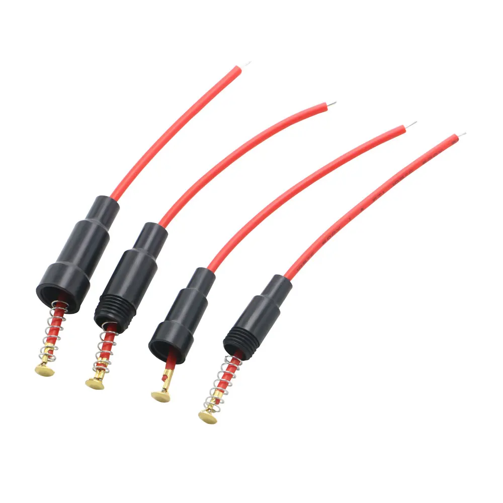 5PCS 5*20mm 6*30mm 유리 퓨즈 홀더 나사 유형 5X20mm 22 20 18 16 14AWG 와이어 케이블 250V 5X20MM 유리 퓨즈 튜브 퓨즈 케이스