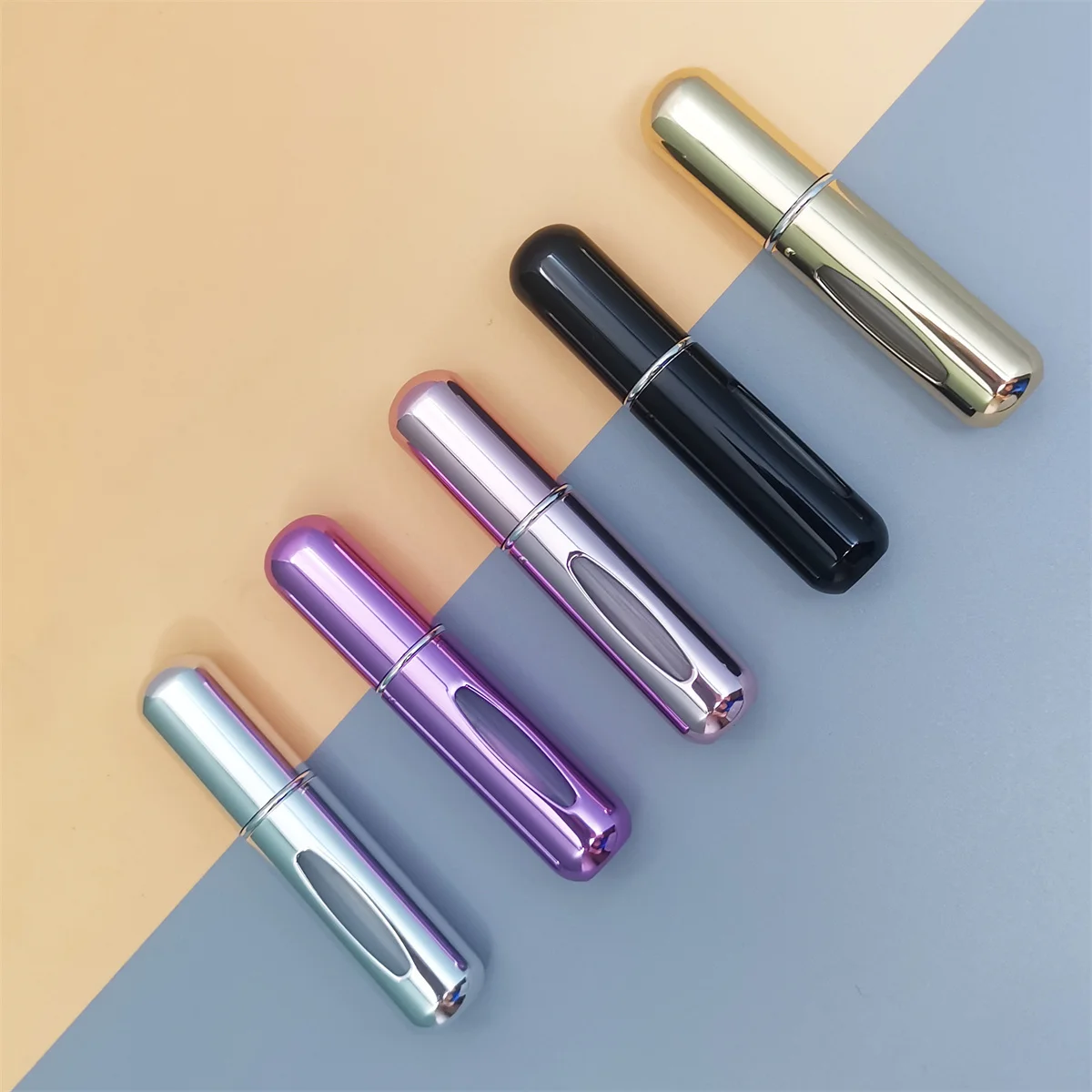 1/5Pcs 여행 향수 병 리필 가능 휴대용 미니 분무기 스프레이 리필 병 여성 포켓 디스펜서 쾰른 분무기 5ml