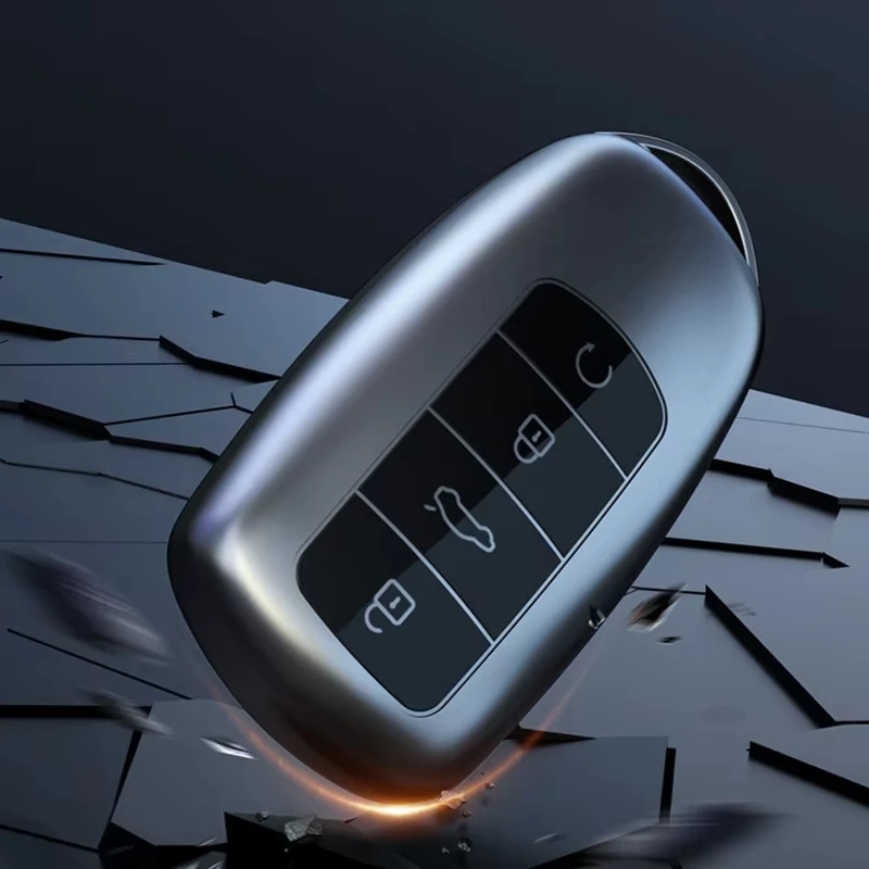 Chery Tiggo 8 Pro Tiggo 8plus New 5 Plus 7pro Chery Tiggo 7 Pro Max Omoda C5 자동차 키 케이스 커버 보호대 Fob 용 티타늄 그레이