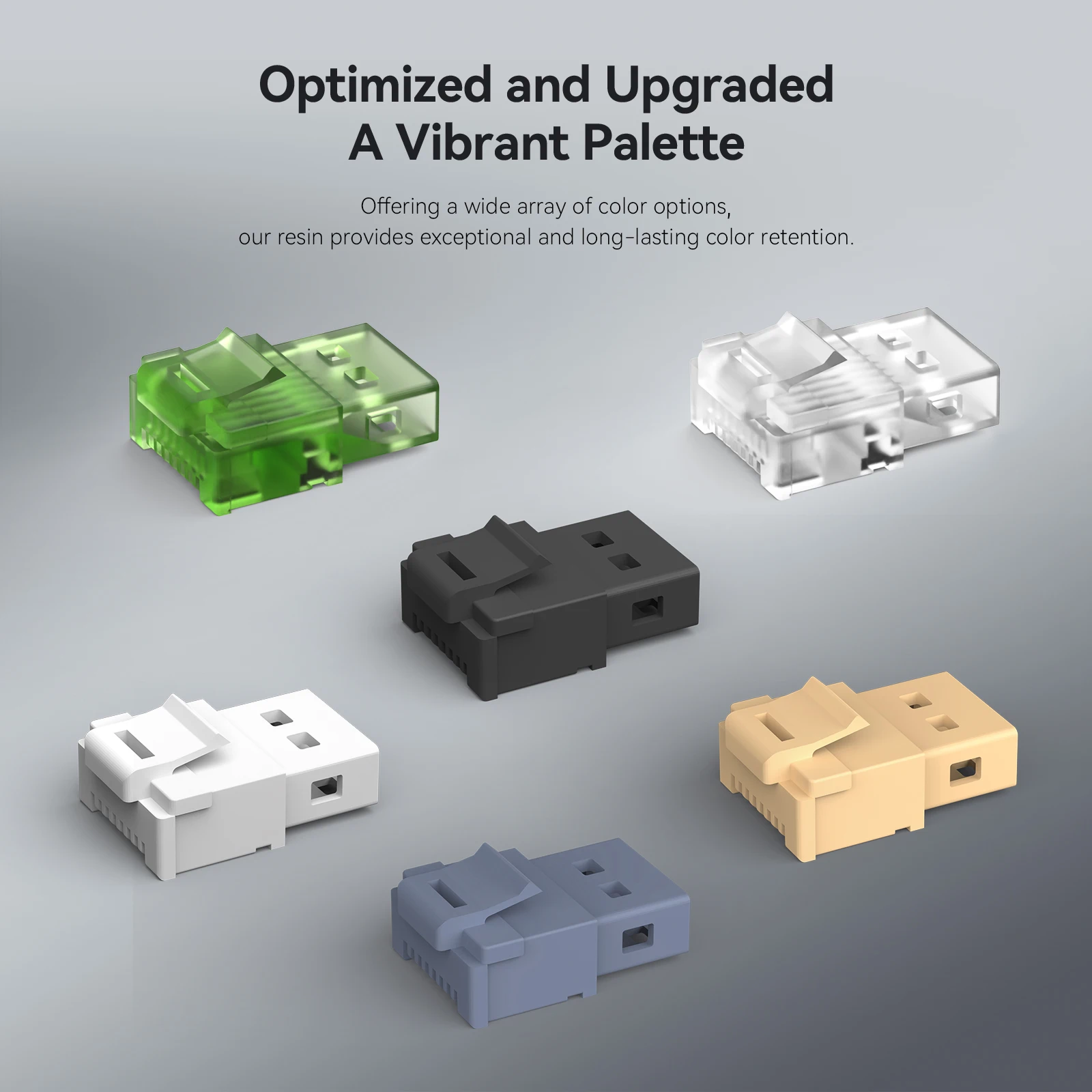 ANYCUBIC LCD 3D 프린터용 감광성 폴리레진, 수축 최소화, 고정밀, ABS 프로 2 송진, 405nm