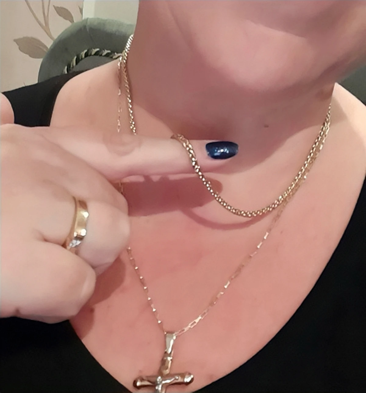 새로운 패션 스테인레스 스틸 체인 1.2-3mm 실버 색상 로즈 골드 목걸이 쥬얼리 진공 도금 액세서리 초커 칼라, 50cm