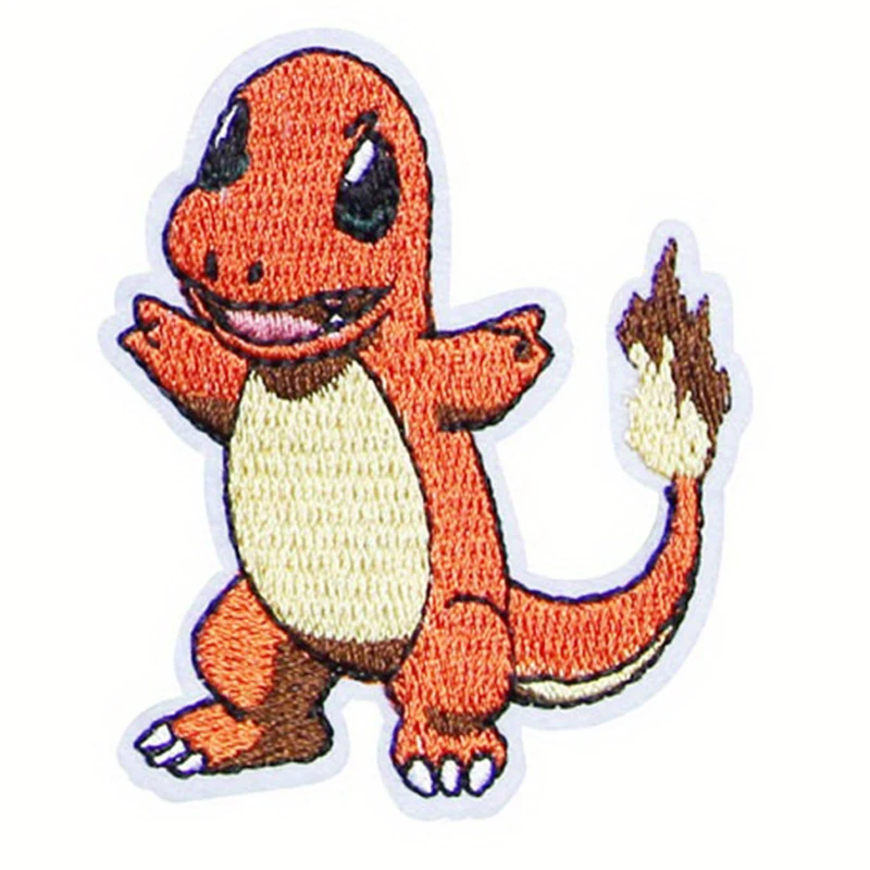 애니메이션 게임 의류에 대한 귀여운 오리 패치 만화 동물 배지 패치에 철 바느질 패브릭 패치 줄무늬 Diy 패치 스티커