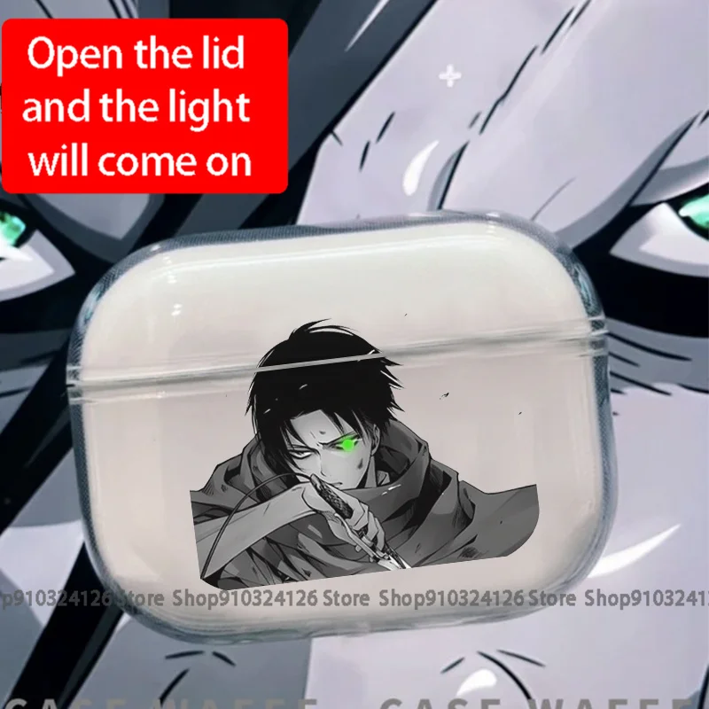 Apple AirpodsPro 헤드폰 충격 방지 보호 Air Pods4 Pro 1/2/3 이어폰 박스 소프트 커버 용 타이탄 케이스에 대한 일본 애니메이션 공격 title=Apple AirpodsPro 헤드폰 충격 방지 보호 Air Pods4 Pro 1/2/3 이어폰 박스 소프트 커버 용 타이탄 케이스에 대한 일본 애니메이션 공격 