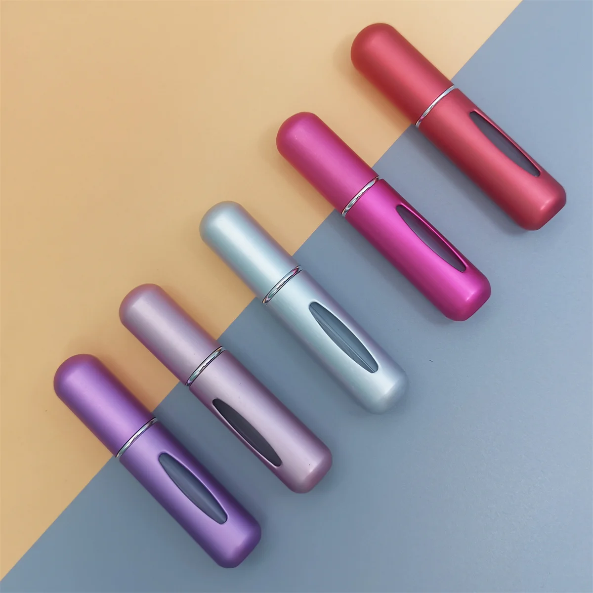 1/5Pcs 여행 향수 병 리필 가능 휴대용 미니 분무기 스프레이 리필 병 여성 포켓 디스펜서 쾰른 분무기 5ml