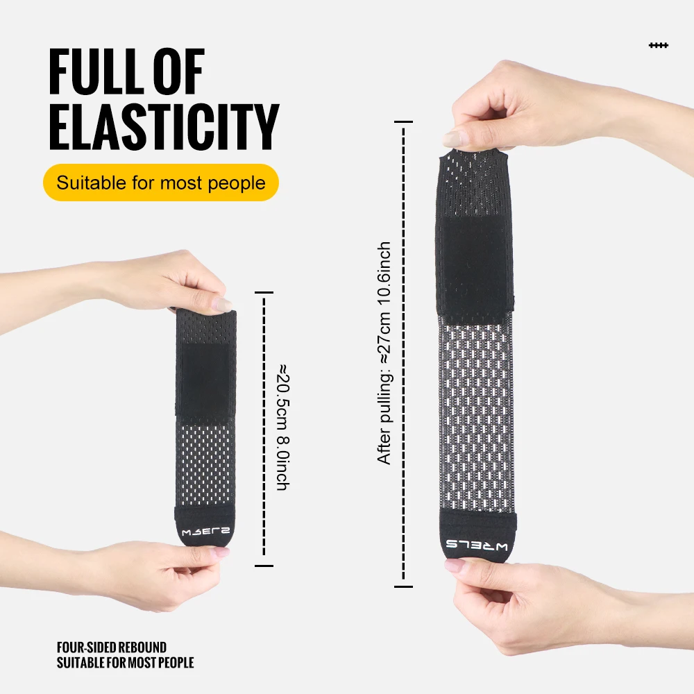 WRELS 손목 밴드 포장 압축 스포츠 탄성 조절 식 손목 보호대 지원 농구 웨이트 트레이닝 손목 랩