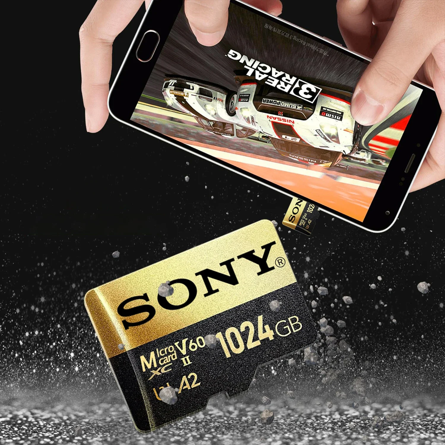 소니 1TB 마이크로 SD 카드 메모리 카드 고속 미니 MicroSD 카드 1TB 512GB 256GB 128GB SD TF 플래시 카드 샤오미 카메라 PC용