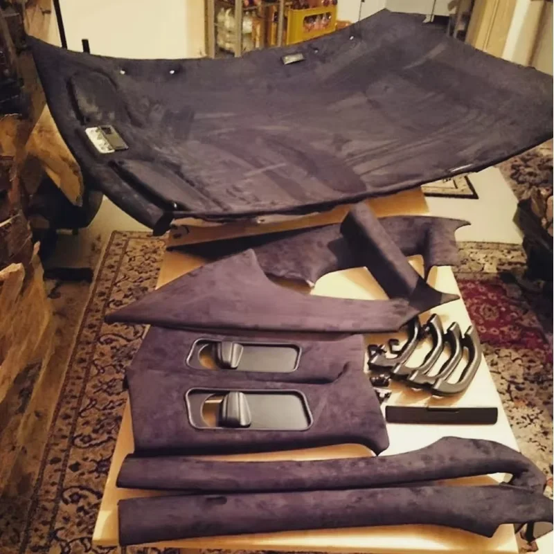 자기 접착 스웨이드 패브릭 마이크로 화이버 고급스러운 플러시 자동차 인테리어 랩 벨벳 패브릭 쥬얼리 디스플레이 케이스 장식 DIY 공예품