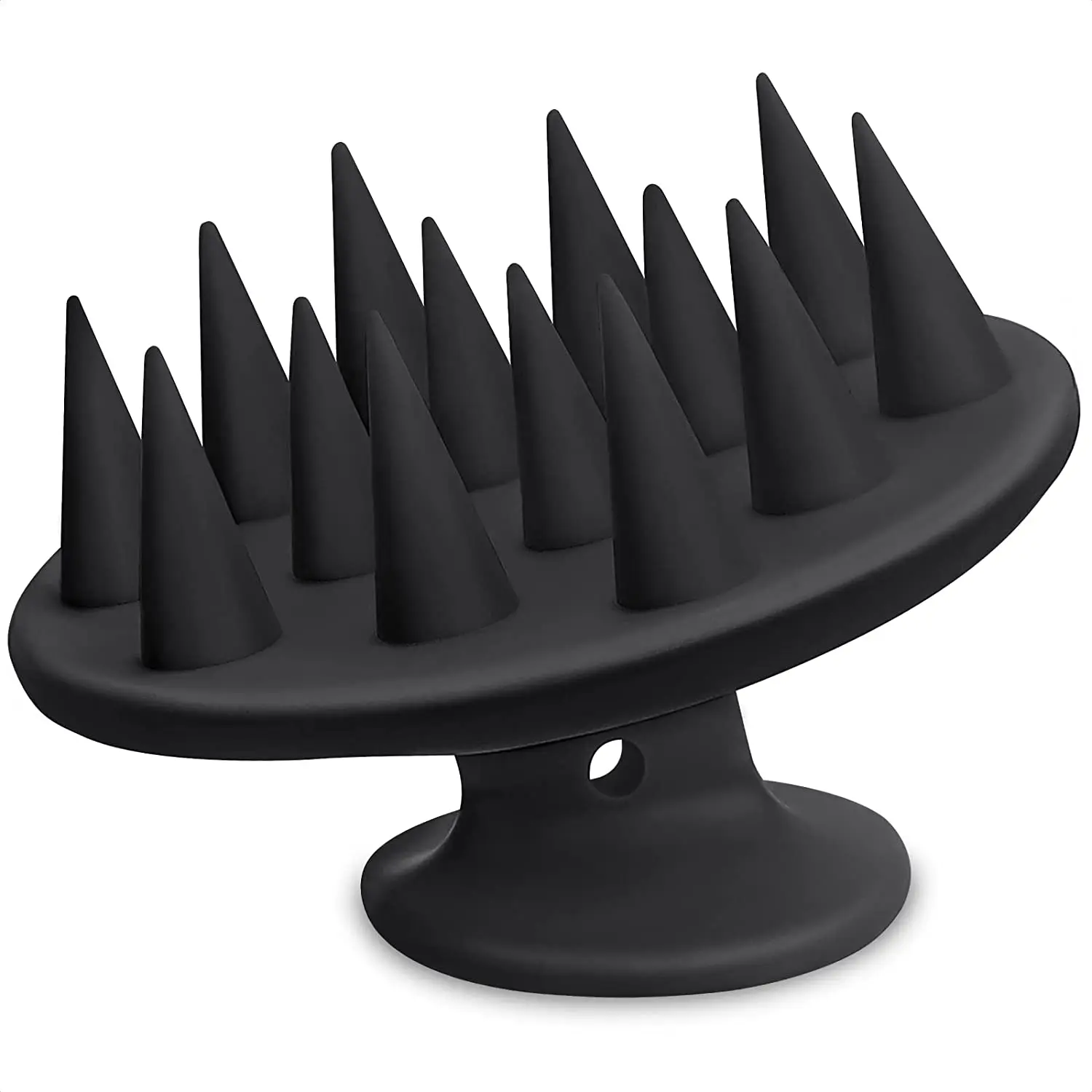 실리콘 샴푸 브러시 헤어 두피 마사지기, 길고 곱슬하며 두꺼운 모발용 길고 뻣뻣한 스파이크, 헤드 스크러버 두피 각질 제거제 title=실리콘 샴푸 브러시 헤어 두피 마사지기, 길고 곱슬하며 두꺼운 모발용 길고 뻣뻣한 스파이크, 헤드 스크러버 두피 각질 제거제