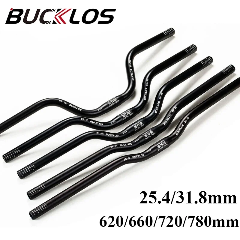 BUCKLOS 산악 자전거 핸들 바 31.8mm 25.4mm 자전거 라이저 바 620/660/720/780mm 알루미늄 합금 MTB 핸들 바 사이클링 부품 title=BUCKLOS 산악 자전거 핸들 바 31.8mm 25.4mm 자전거 라이저 바 620/660/720/780mm 알루미늄 합금 MTB 핸들 바 사이클링 부품