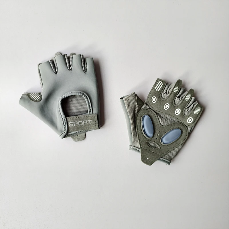 피트니스 여성용 반 손가락 장갑 안티 누에고치, 야외 사이클링 안티 슬립 운동 장비 철 롤러 건너 뛰는 밧줄