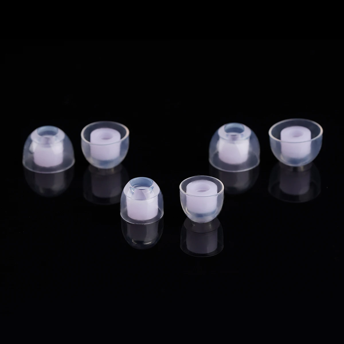 NICEHCK P03 투명 액상 실리콘 이어팁 노이즈 캔슬링 부드럽고 안전한 이어팁 이어폰 액세서리 NX8 Que Cantor IEM용