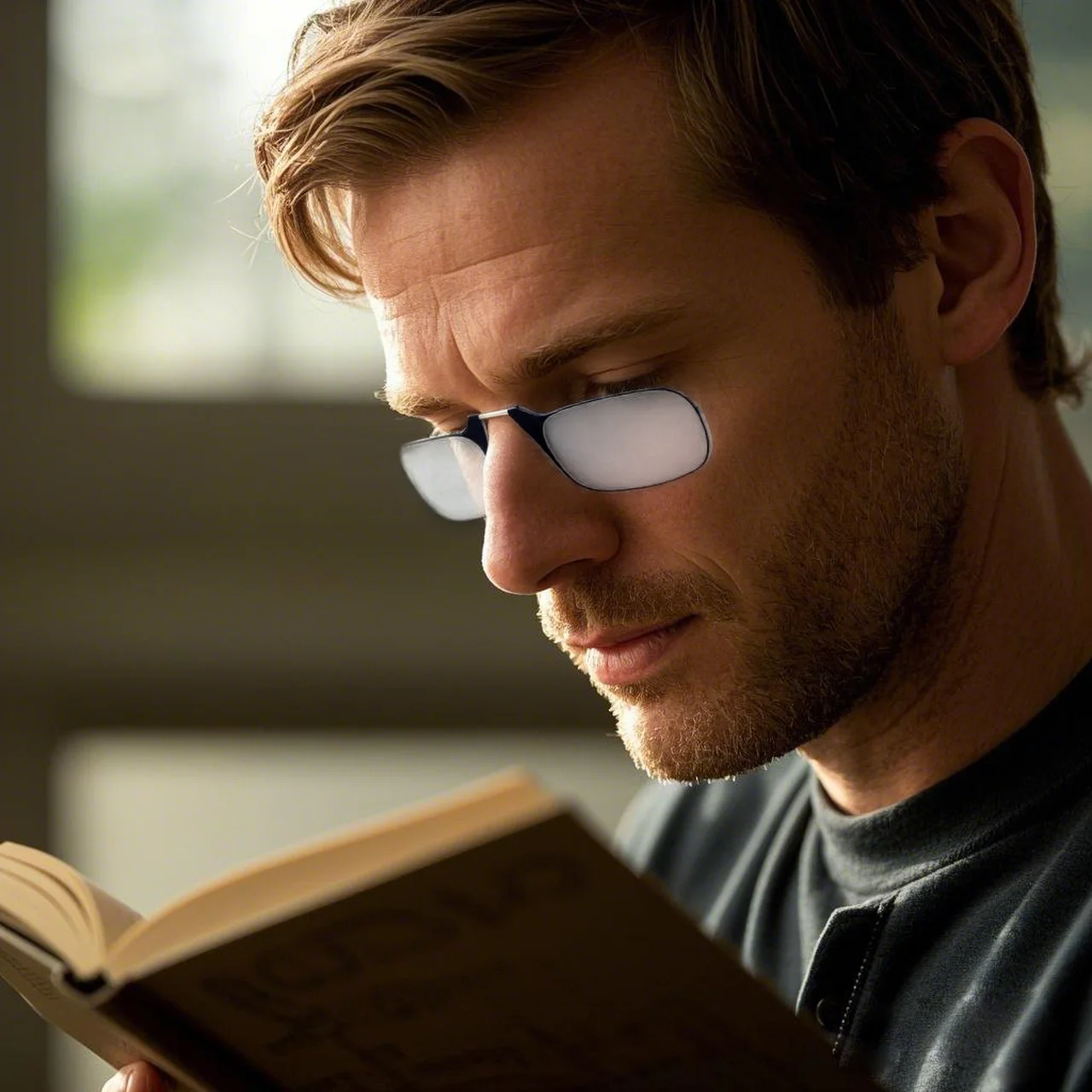 코 클립 독서 안경 남자 고품질 남자 휴대용 거품 코 안경 노인을위한 투명 안경 케이스