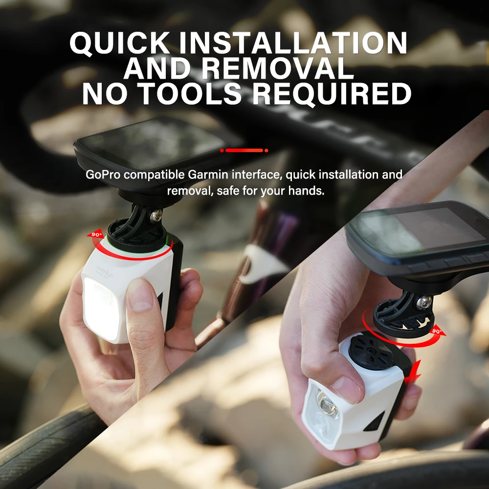 TOWILD DL1200S/DL1700 자전거 라이트 컷오프 라인 포함 Beam1900LM 충전식 자전거 프론트 라이트 보조베터리 Mtb 사이클링 헤드라이트