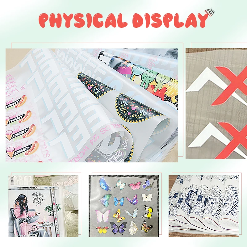 DTF 열전사 맞춤 로고 또는 사진 프레스 가능한 사진 다리미 열 스티커 의류 DIY