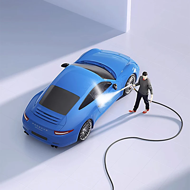 정원 물 호스 릴 확장 가능한 급수 호스 고압 유연한 세차 급수 정원 관개 매직 호스 파이프