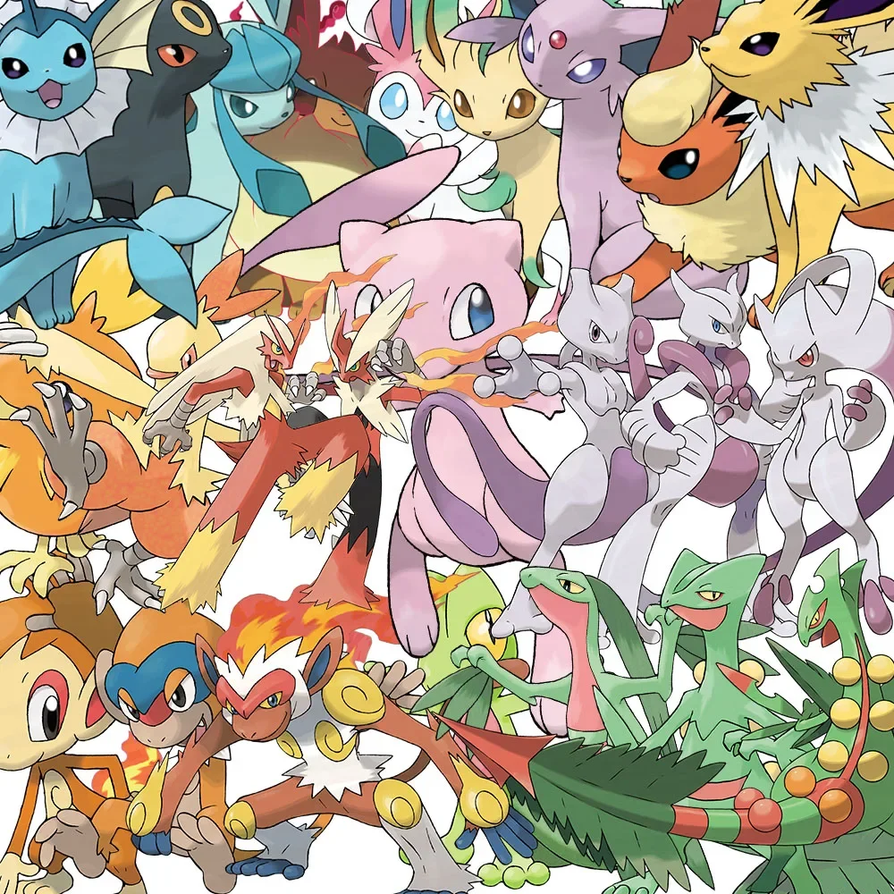 103/300Pcs 포켓몬 귀여운 피카추 스티커 Charizard 앨범 Pokédex DIY 노트북 자동차 수하물 Kawaii 방수 애니메이션 스티커 장난감