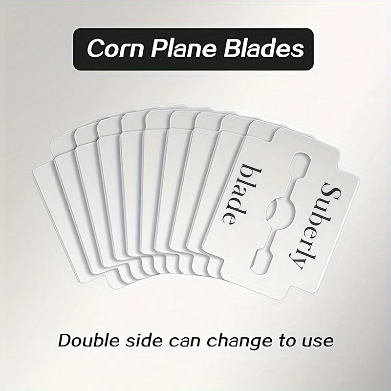 발 관리 및 페디큐어 도구용 굳은살 면도기 블레이드, 옥수수 평면 블레이드, 교체 블레이드, 10/50 개