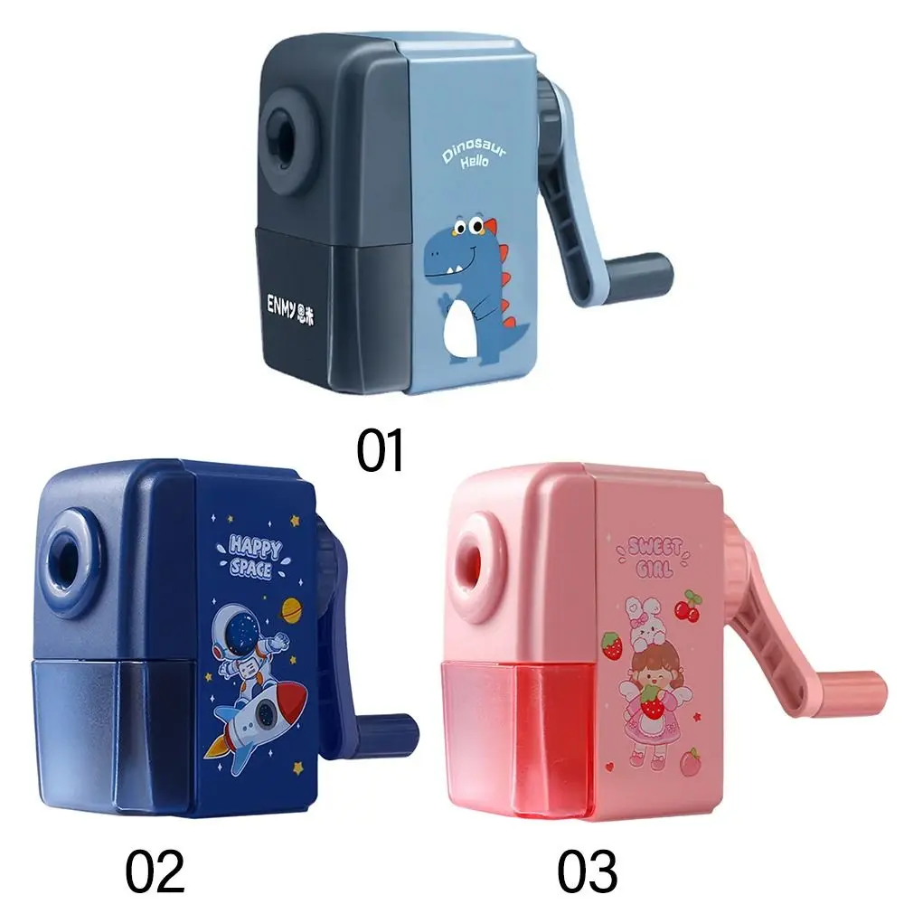 학생 경품 공룡 연필 숫돌, 핸드 크랭크 기계 도구, 자동 리드 입력, 접착 방지 리드, 사무실 선물