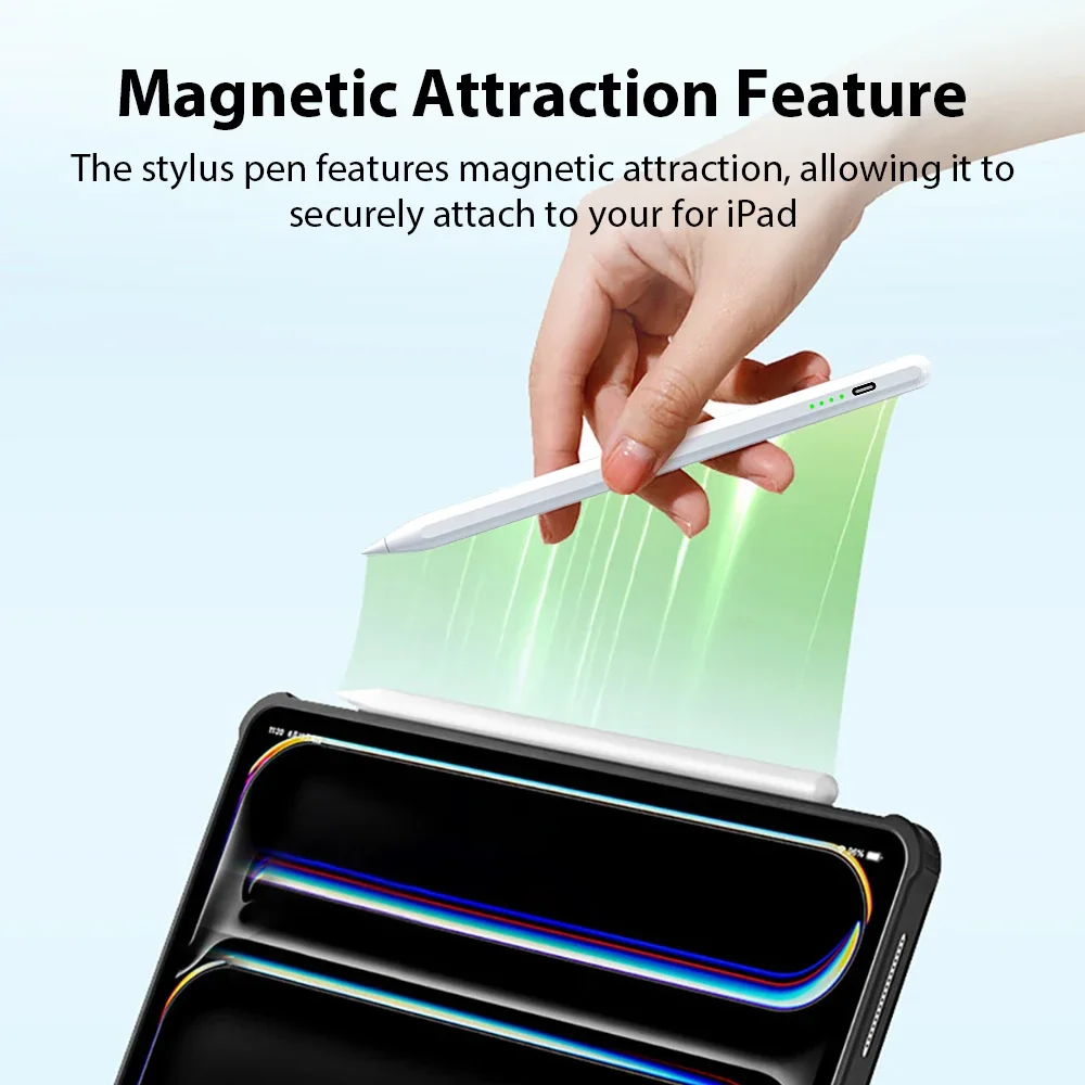 애플 펜슬 스타일러스 iPad A16 Air 11 5 4 Pro 11세대 13 12.9 M4 M3 M2 펜 10 9 10세대 9세대 미니 7 6 2025 터치펜