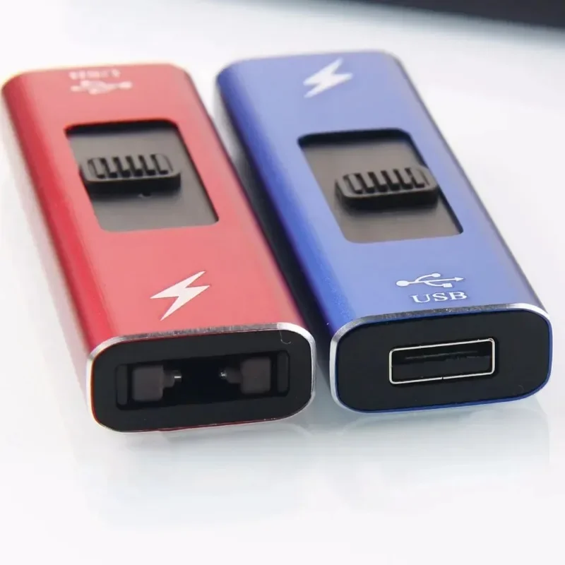 새로운 뜨거운 판매 플라즈마 USB 충전 방풍 펄스 아크 라이터 야외 Flameless 촛불 주방 바베큐 라이터 남자 선물