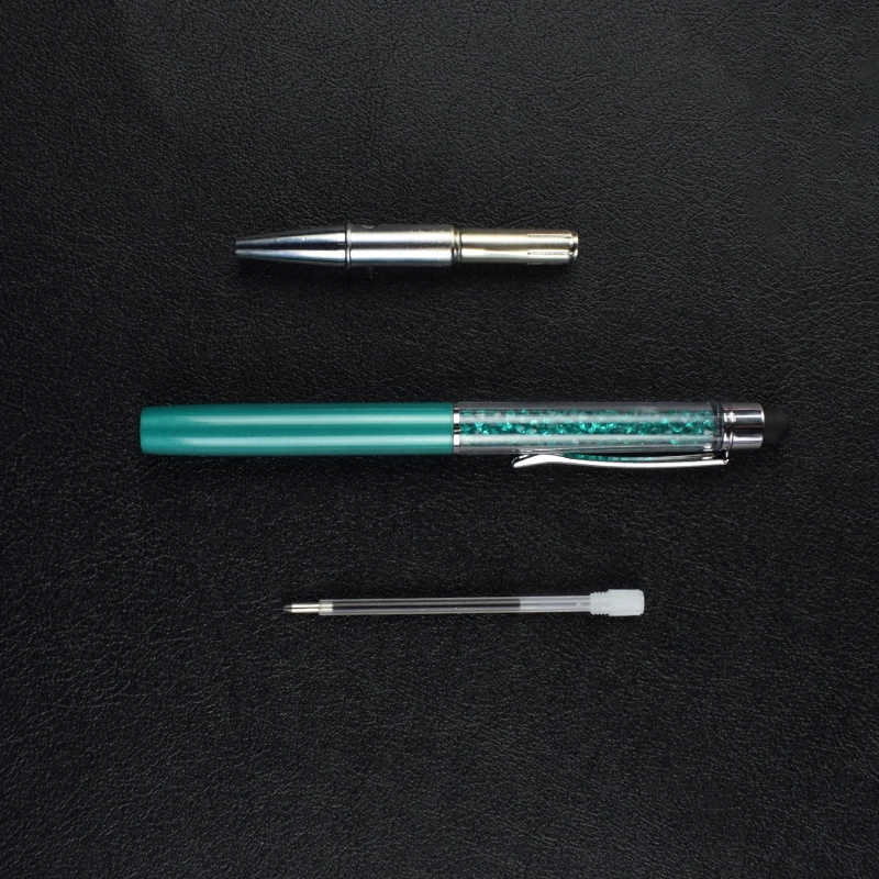 다색 금속 다이아몬드 볼펜, 맞춤형 레이저 로고, 맞춤형 선물, 한국 문구류, 학용품, 사무실 액세서리