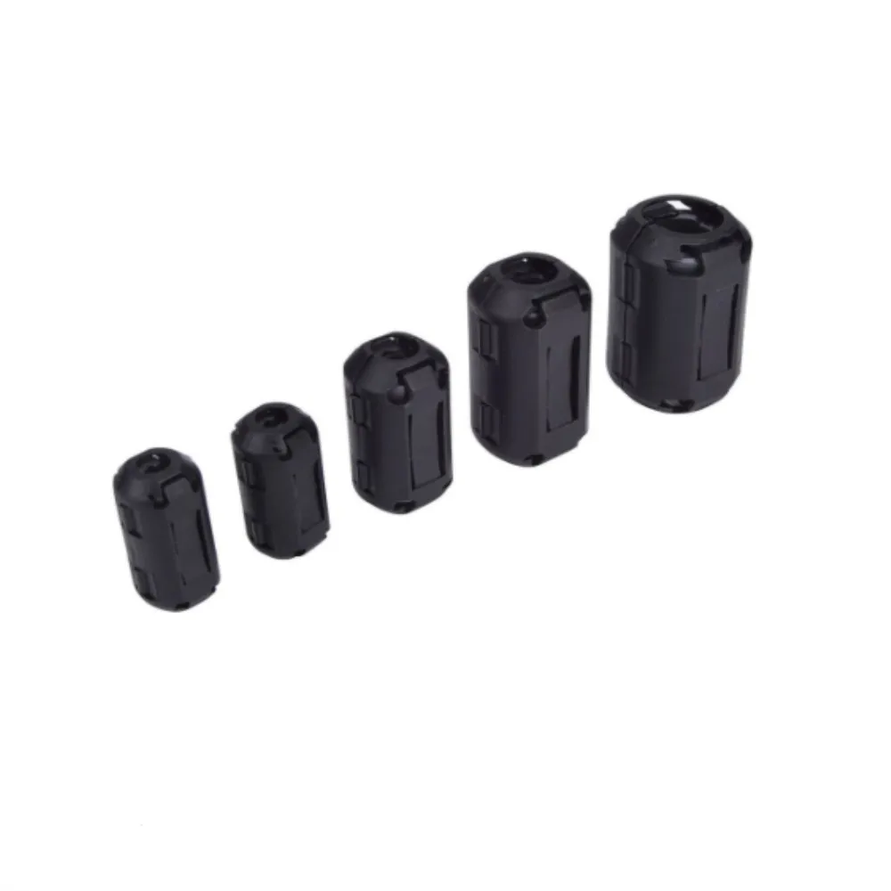 2pcs 페라이트 CoreCord 링 초크 비드 RFI EMI 전원 코드 용 소음 억제 필터 USB 안테나 HDMI 오디오 케이블 3.5/5/7/9/13mm