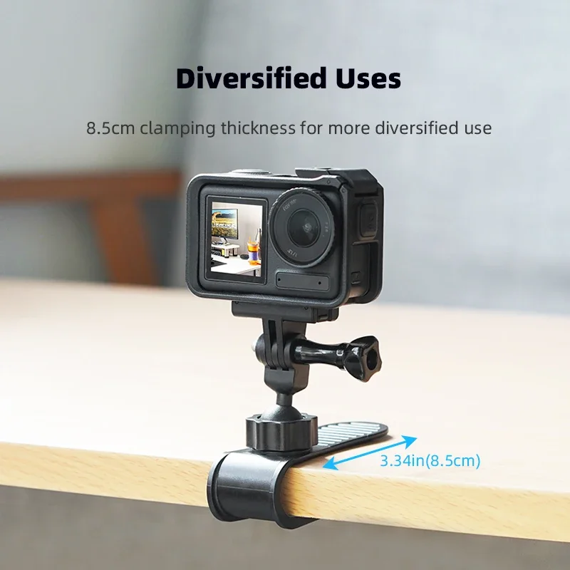 Insta360 X5/Ace Pro/GoPro Hero 13 12 11 10/Pocket 3/Action 5 Pro 카메라 스마트 폰 액세서리 용 BRDRC 자동차 선 바이저 마운트