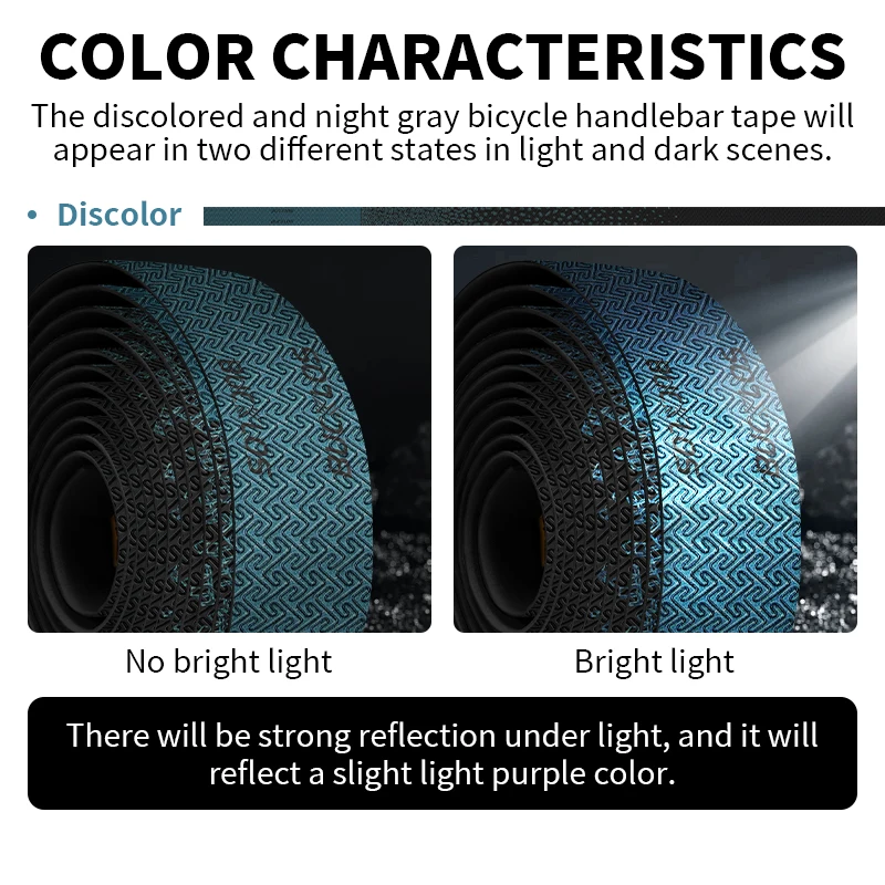 BUCKLOS 자전거 핸들 바 테이프 편안한 미끄럼 방지 자전거 핸들 바 테이프 스트랩 충격 흡수 도로 레이싱 사이클링 그립 테이프