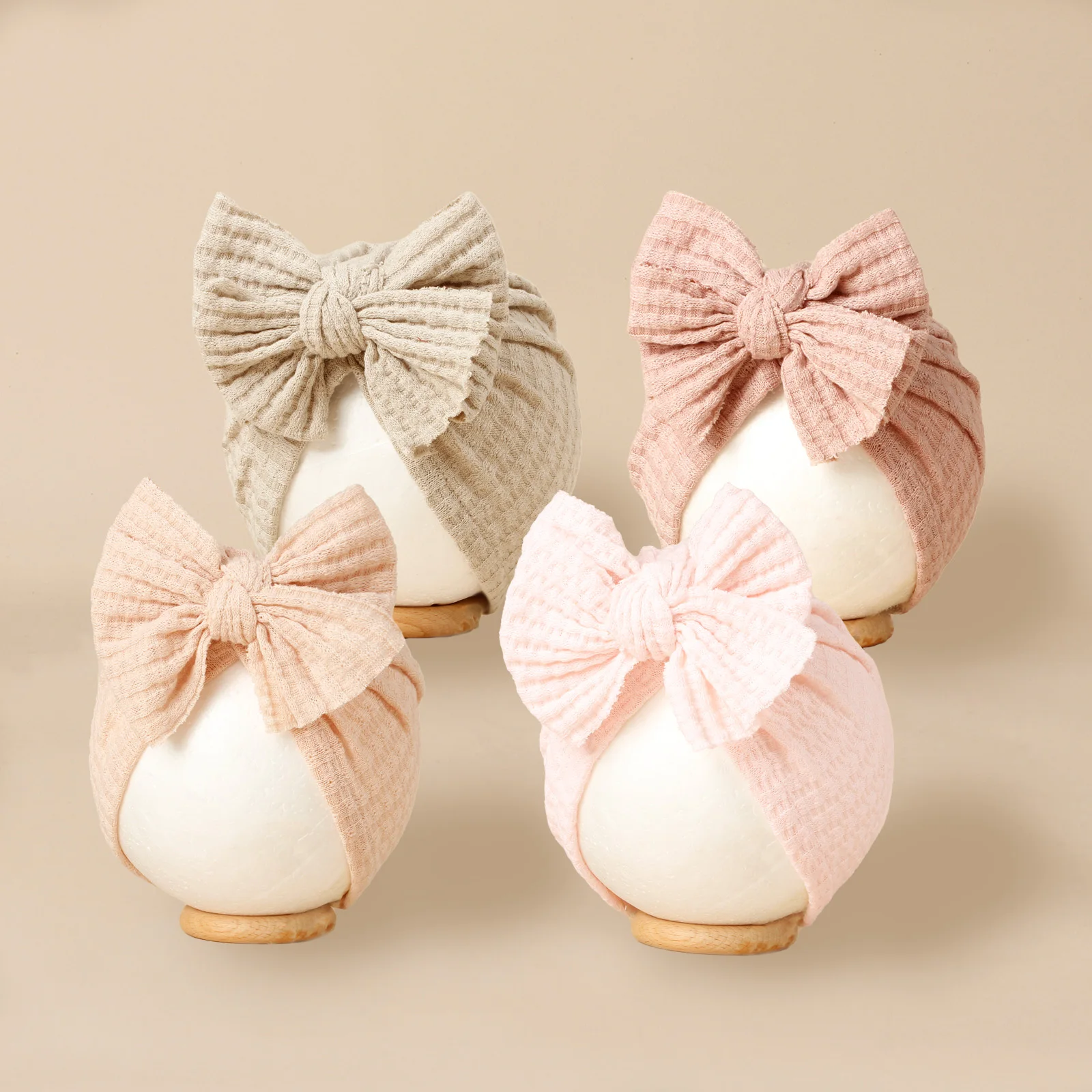 사랑스러운 Bowknot 니트 아기 모자 귀여운 솔리드 컬러 아기 소녀 터번 모자 부드러운 신생아 유아 모자 액세서리 Beanies 머리 랩 title=사랑스러운 Bowknot 니트 아기 모자 귀여운 솔리드 컬러 아기 소녀 터번 모자 부드러운 신생아 유아 모자 액세서리 Beanies 머리 랩 