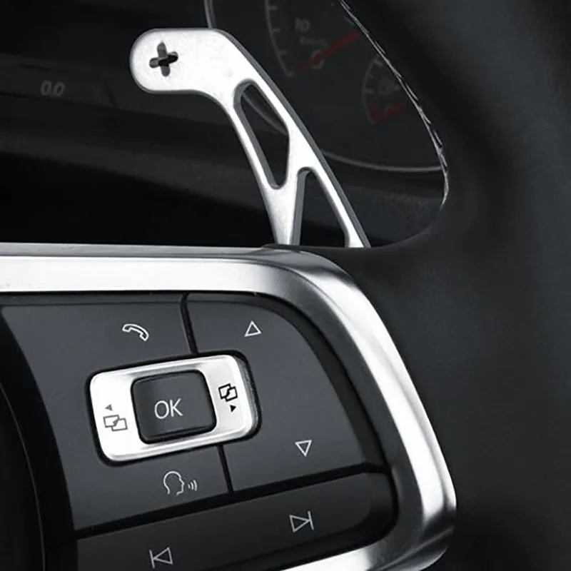 폭스바겐 골프 7 7.5 GTI MK7 GTE GTD RLINE 폴로 시로코 제타 GLI 자동차 스티어링 휠 패들 시프트 확장 시프터 스티커