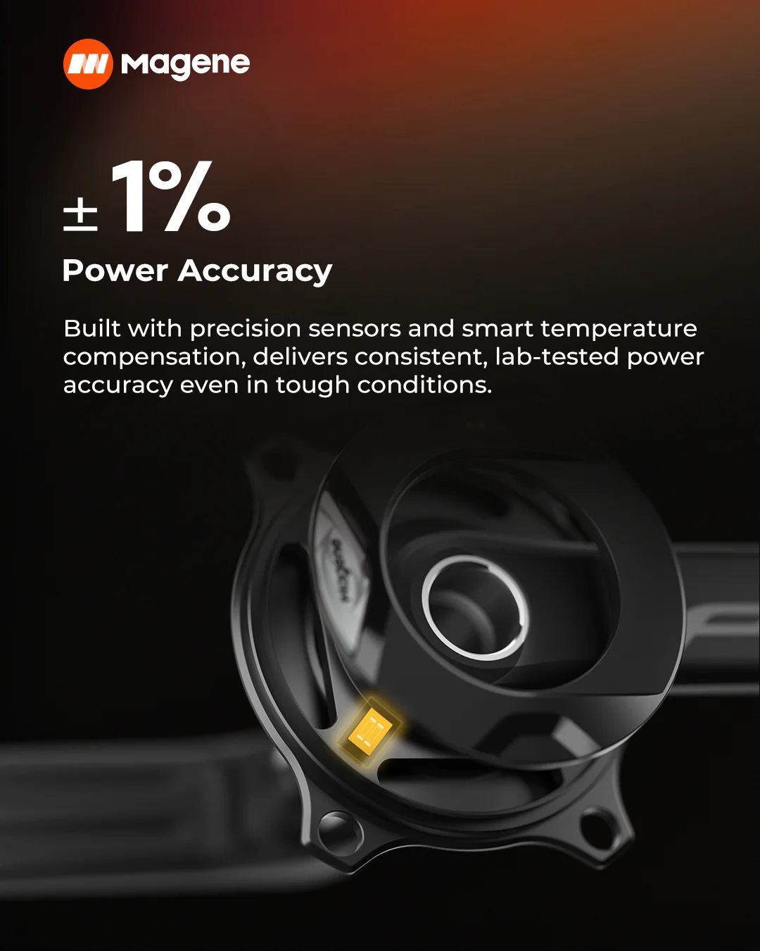 Magene PES 크랭크 P515 파워 미터 4 볼트 110BCD 24mm 케이던스 페달 밸런스 Shimano Sram 용 Ant 스틸 스핀들 크랭크 셋 체인 링