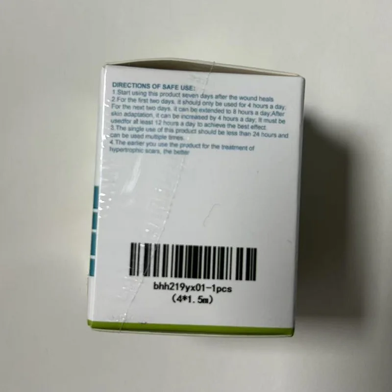 1 롤 실리콘 흉터 시트, 4cmX150cm 자체 접착 흉터 커버 테이프 재사용 가능하고 효과적인 스킨 케어 스트립